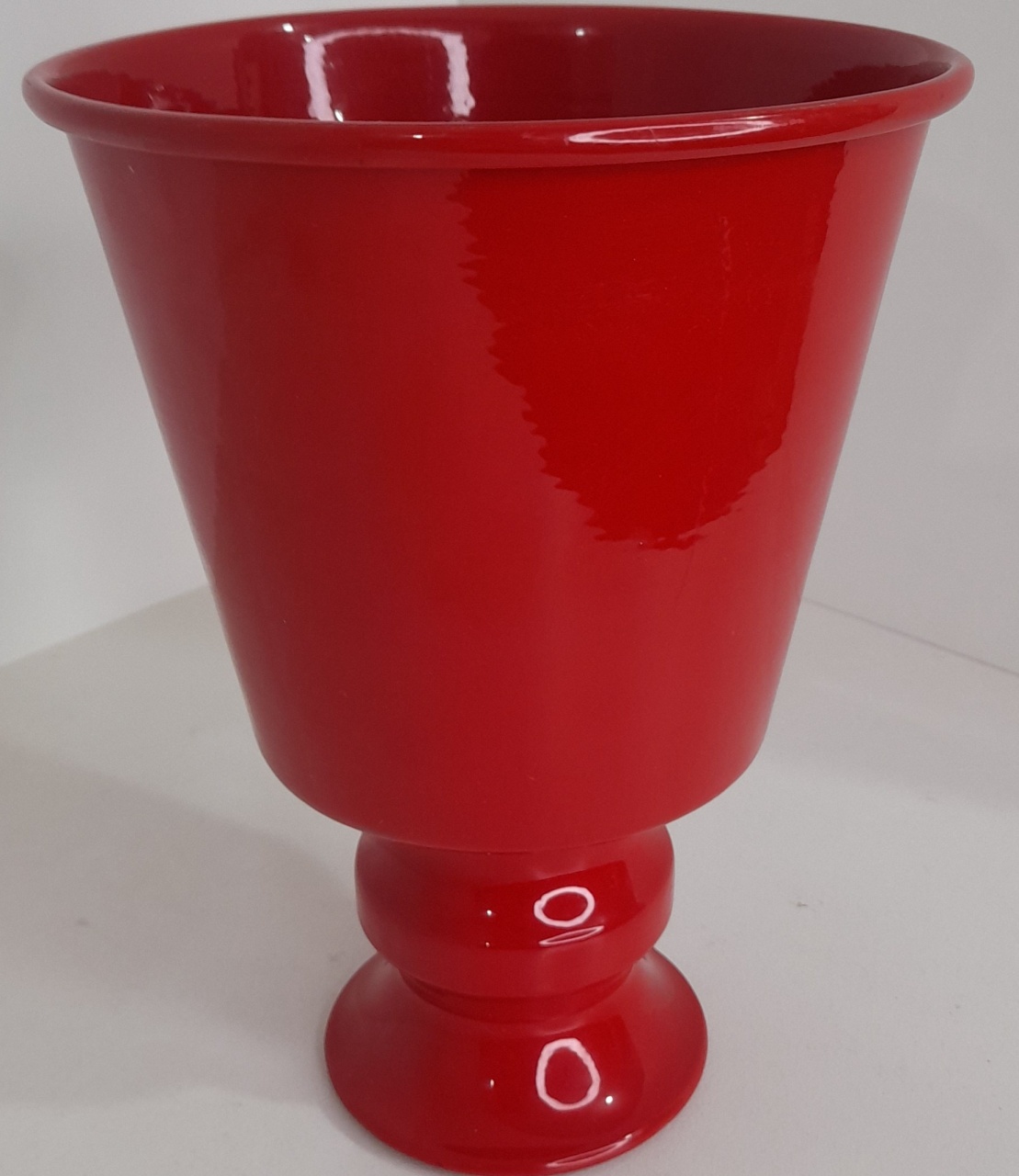 Delicat Pote Aluminio Vermelho P 18 Cm - LÊ FESTAS LOCAÇÃO DE 