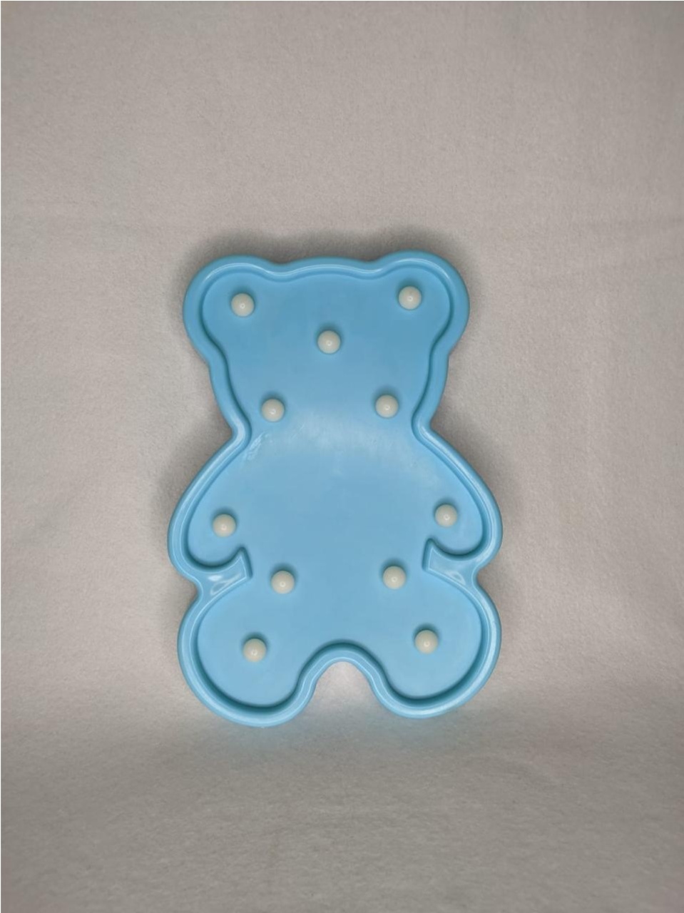 Luminoso Led Urso Azul - LÊ FESTAS LOCAÇÃO DE 