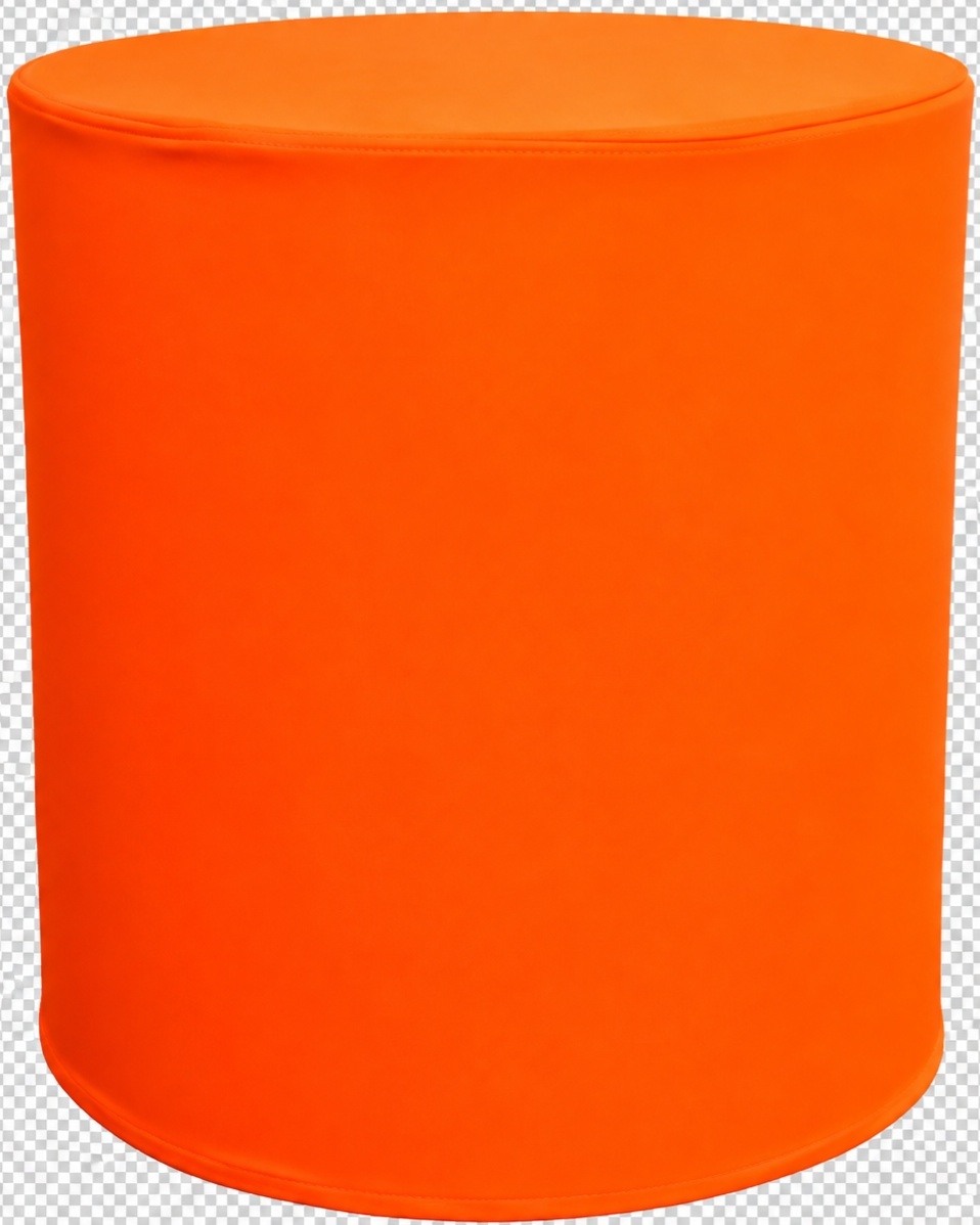 Capa Cilindro P - Liso Laranja Neon - LÊ FESTAS LOCAÇÃO DE 