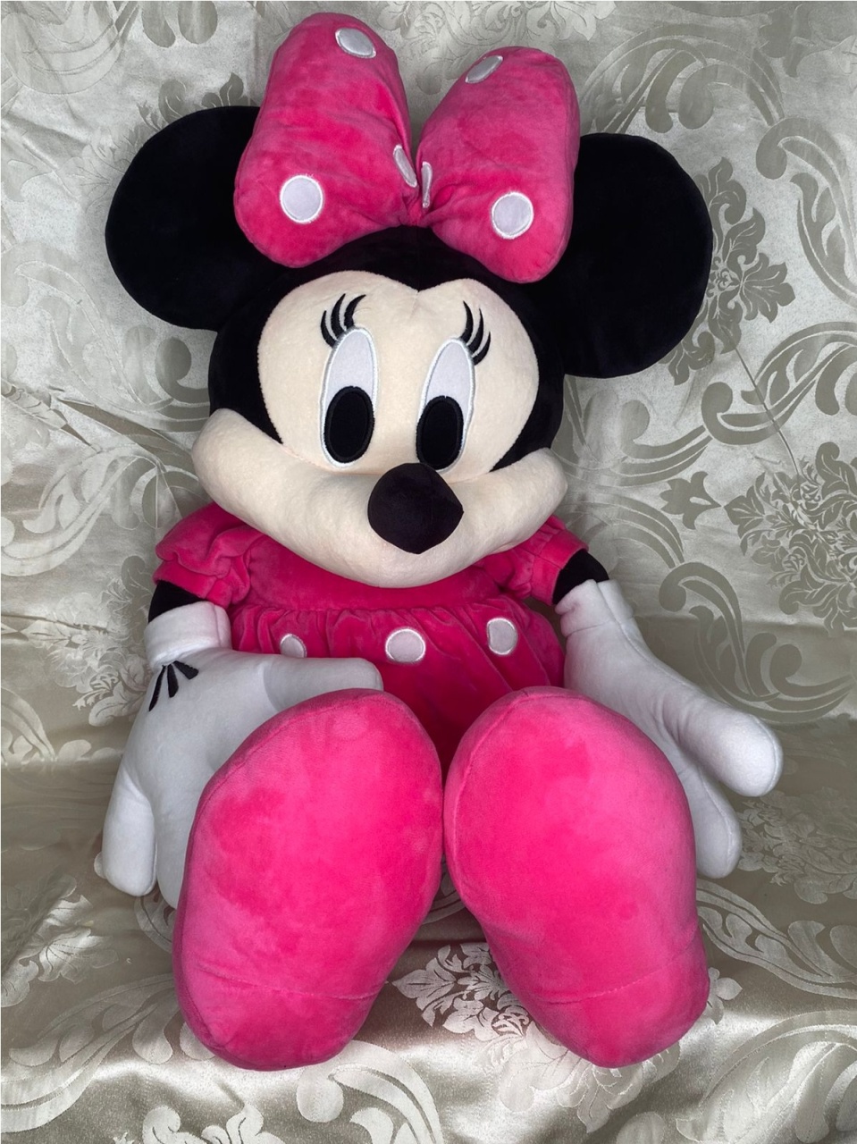 Pelucia Minnie Rosa Gg 80Cm - LÊ FESTAS LOCAÇÃO DE 