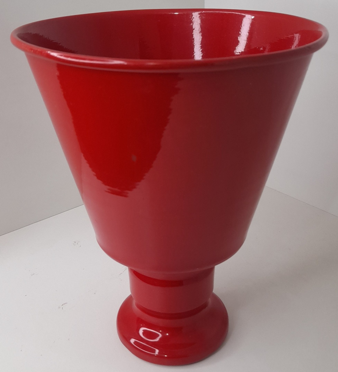 Delicat Pote Aluminio Vermelho M 22 Cm - LÊ FESTAS LOCAÇÃO DE 