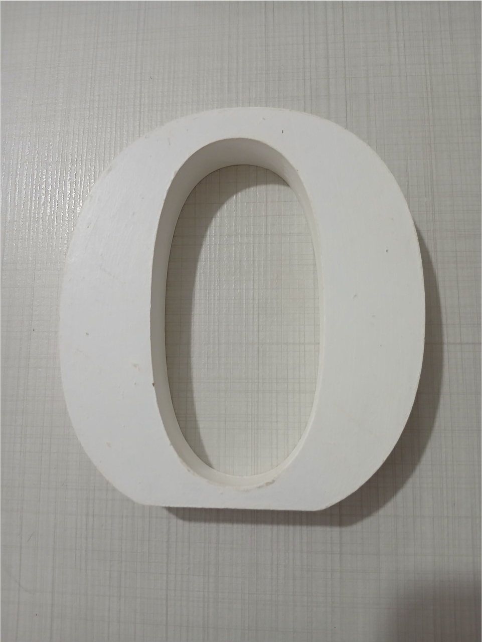 Letra Mdf O 12Cm - LÊ FESTAS LOCAÇÃO DE 