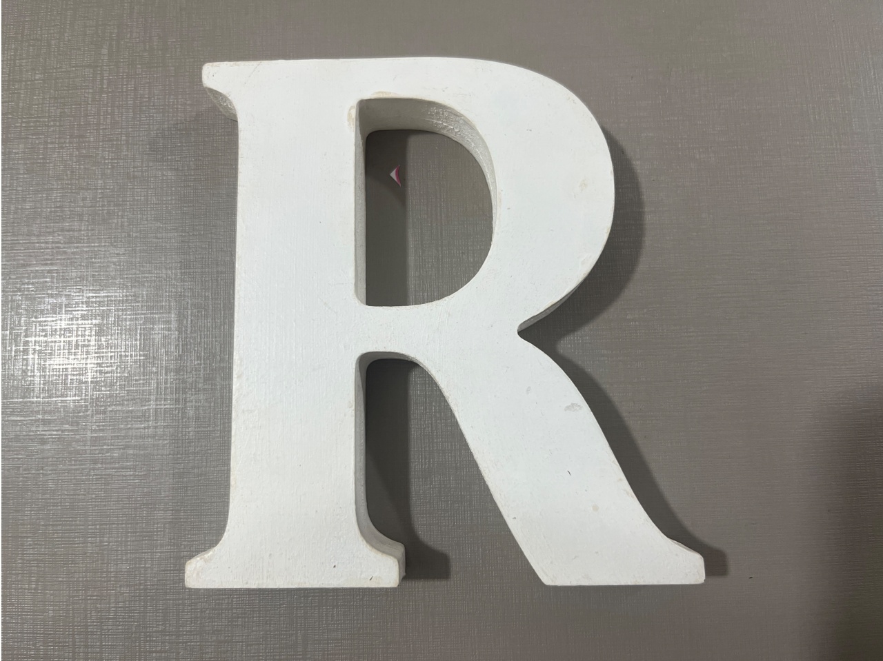 Letra Mdf R 12Cm - LÊ FESTAS LOCAÇÃO DE 
