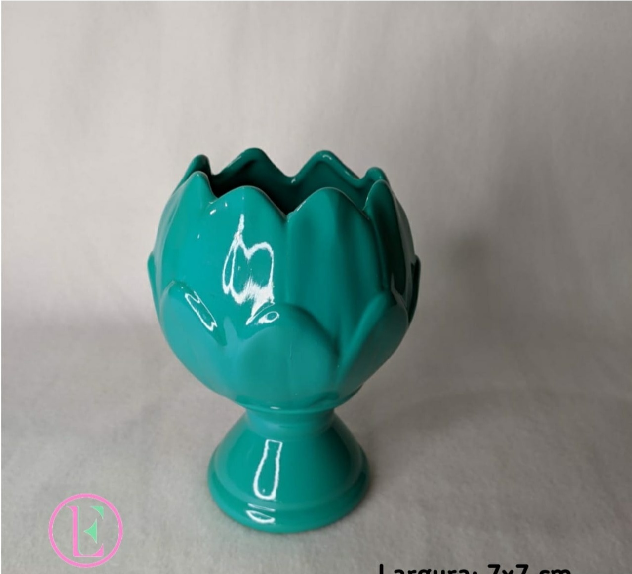 Vaso Broto Verde Agua Er4310 - LÊ FESTAS LOCAÇÃO DE 