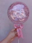 Balão Bolha da Vareta|Bolha de 18" Com Brilho Ou Balãos Dentro - imagem 2