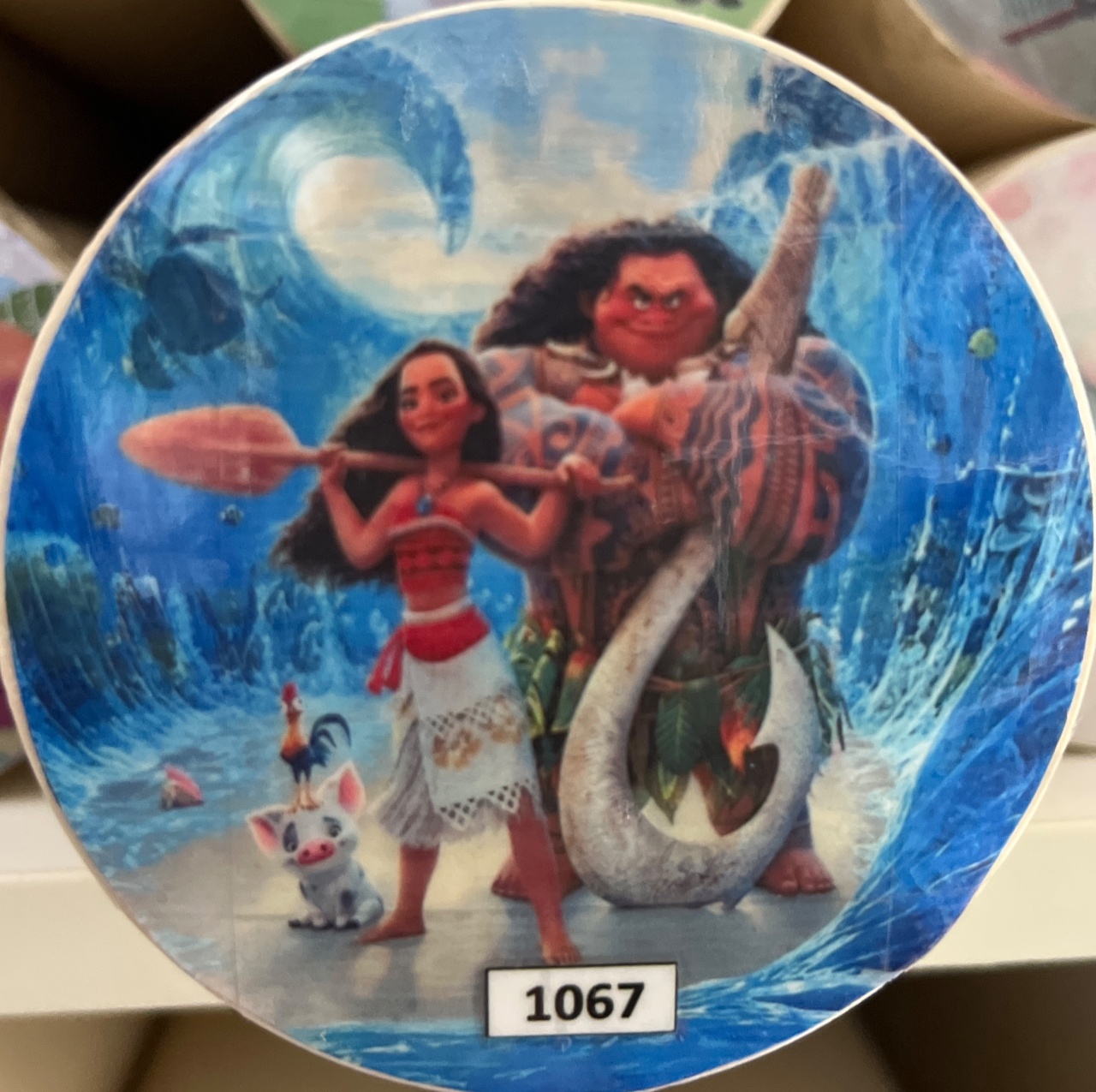 Tecido Painel Redondo 1,5M Moana - LÊ FESTAS LOCAÇÃO DE 