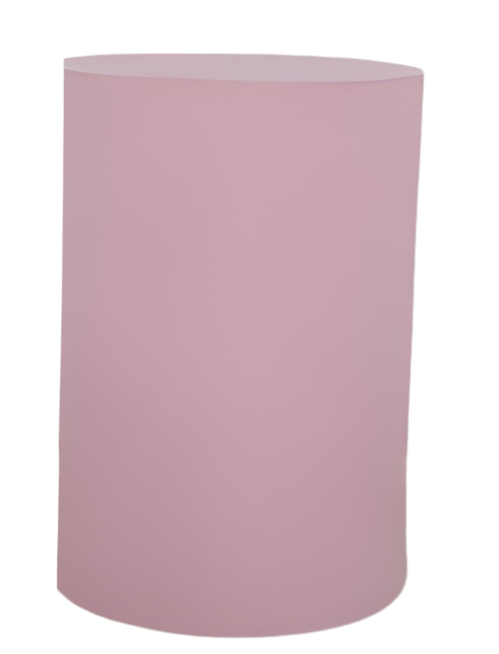 Capa Cilindro G - Liso Rosa Claro - LÊ FESTAS LOCAÇÃO DE 
