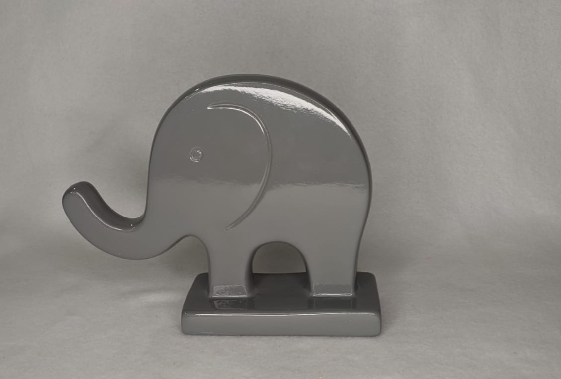 Elefante Cinza Er067 - LÊ FESTAS LOCAÇÃO DE 
