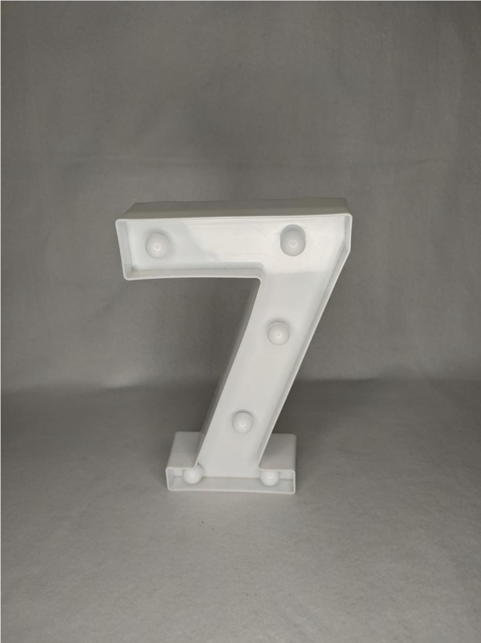 Numero Led 7 22Cm - LÊ FESTAS LOCAÇÃO DE 