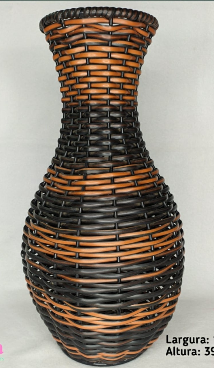 Vaso Vime 38X22-Ba 55398 - LÊ FESTAS LOCAÇÃO DE 