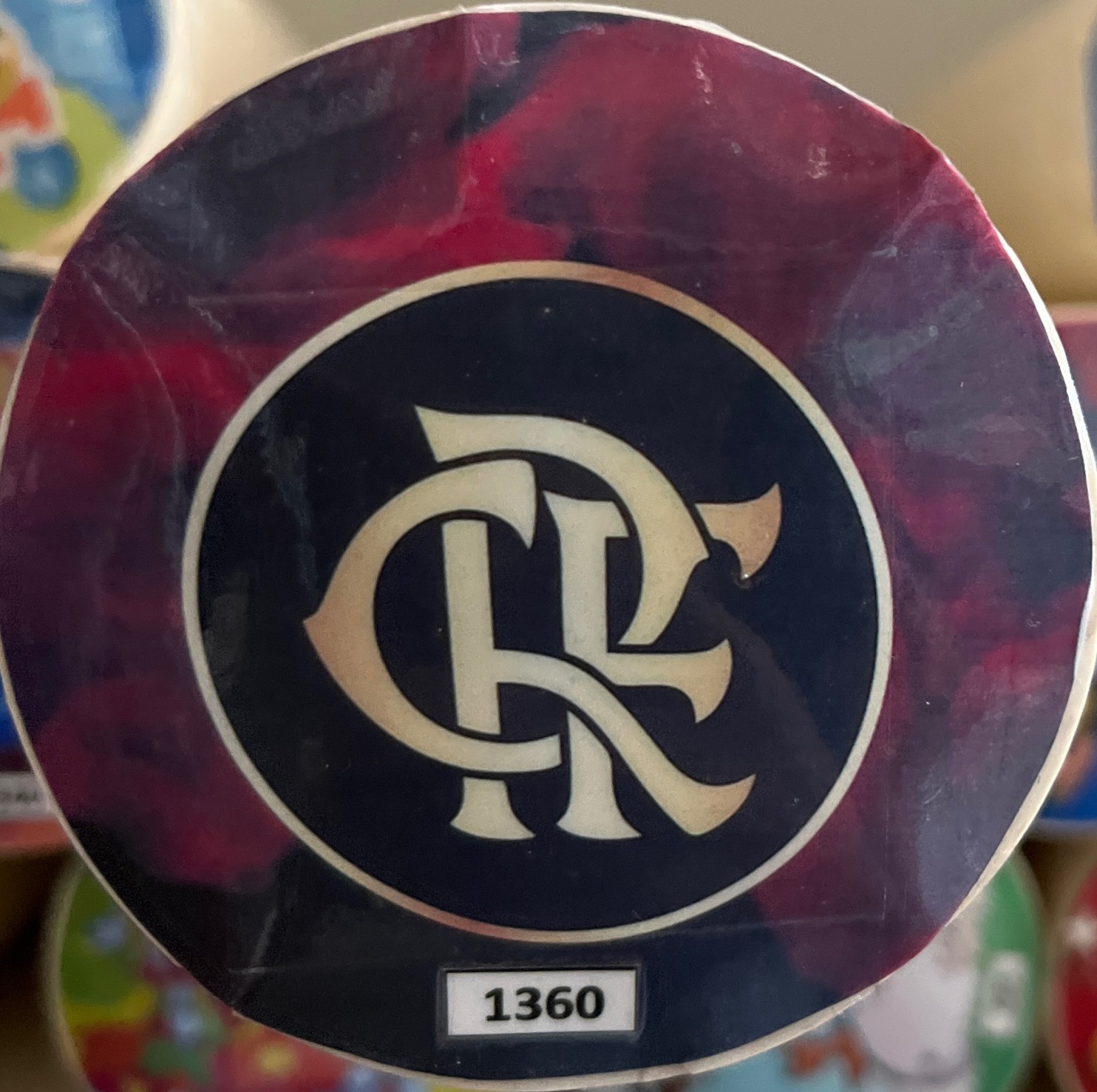 Tecido Painel Redondo 1,5M Flamengo - LÊ FESTAS LOCAÇÃO DE 