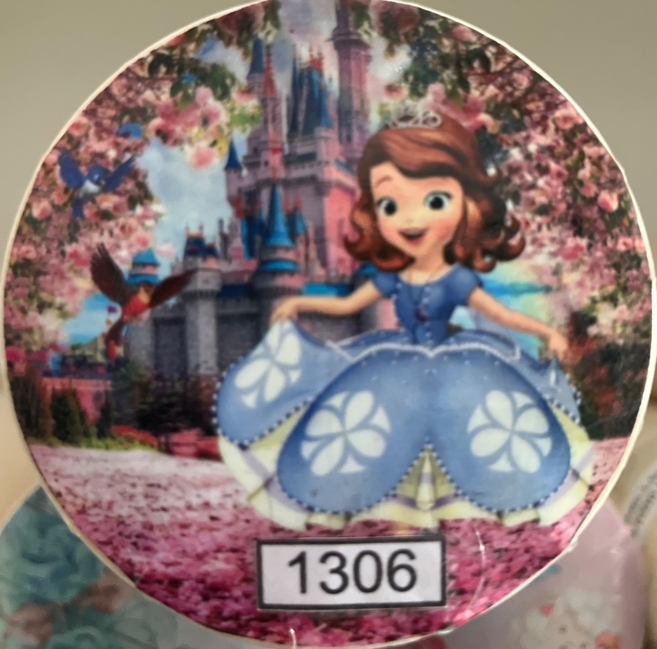 Tecido Painel Redondo 1,5M Princesa Sofia - LÊ FESTAS LOCAÇÃO DE 