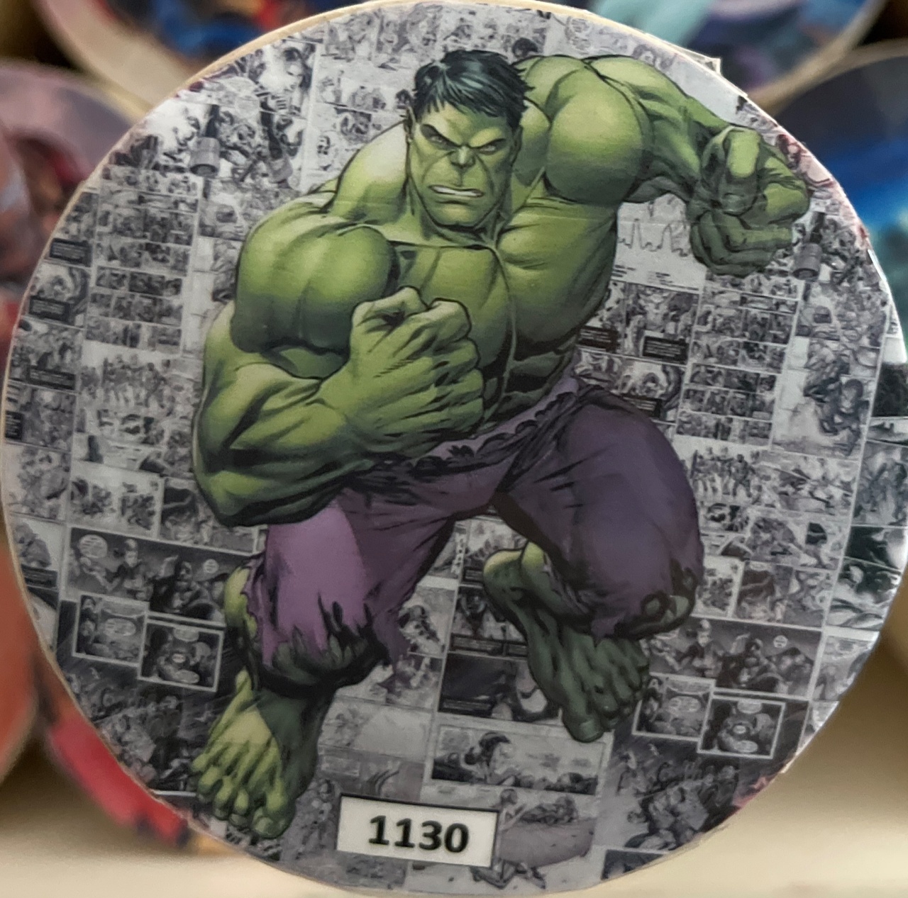Tecido Painel Redondo 1,5 - Hulk Quadrinhos - LÊ FESTAS LOCAÇÃO DE 