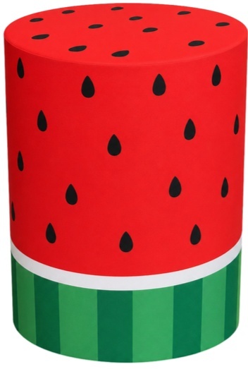 Capa Cilindro G - Melancia - LÊ FESTAS LOCAÇÃO DE 