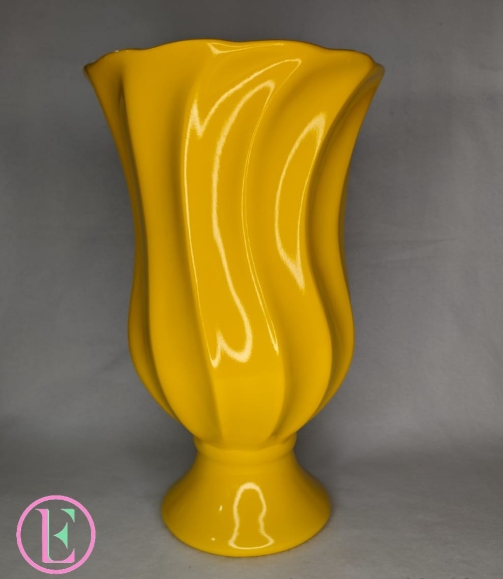 Vaso Campestre I Amarelo Er4198 - LÊ FESTAS LOCAÇÃO DE 
