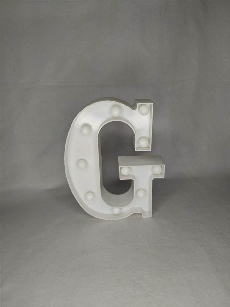 Letra Led G 22Cm - LÊ FESTAS LOCAÇÃO DE 
