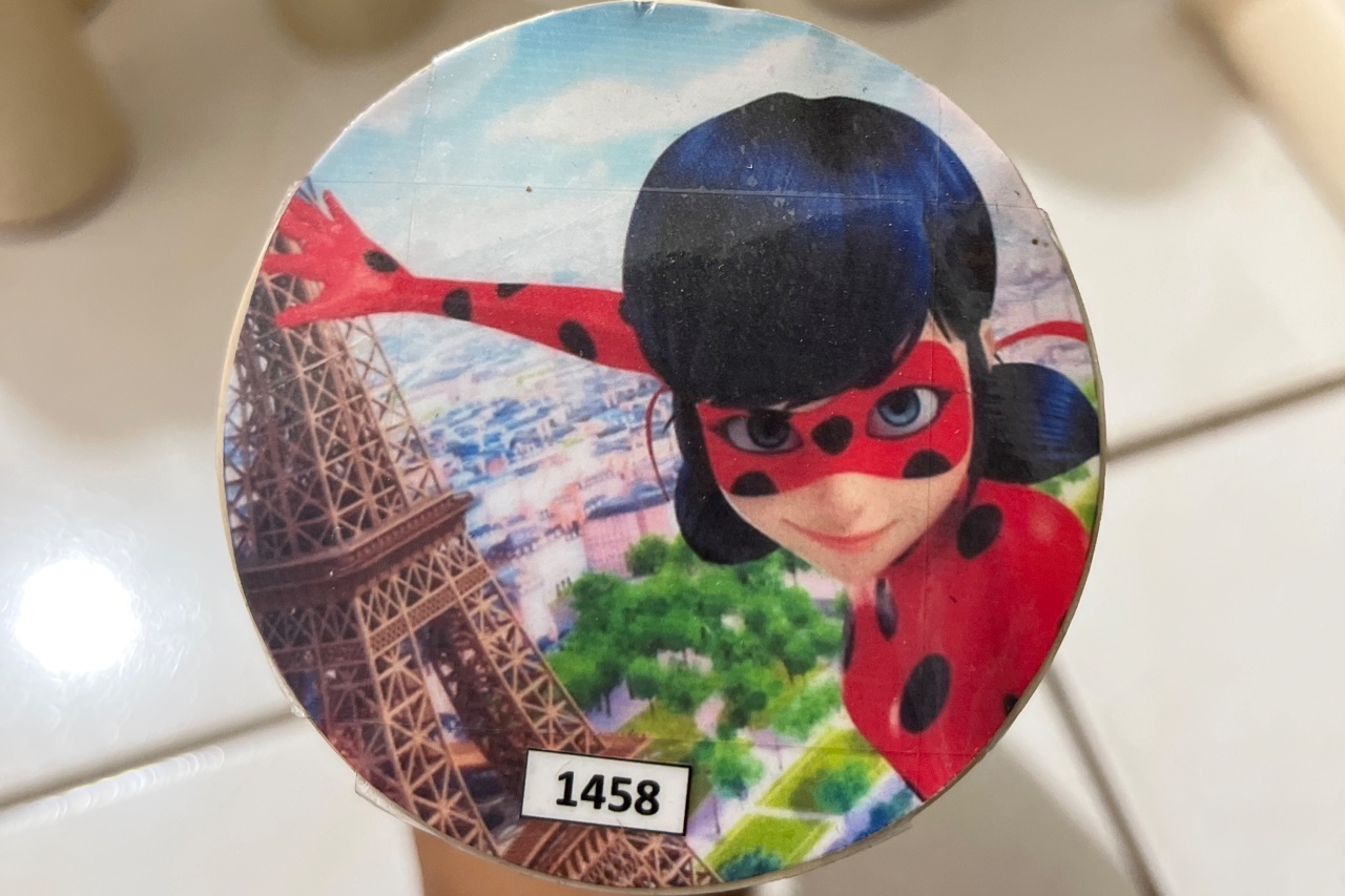 Tecido Painel Redondo 1,5M - Lady Bug - LÊ FESTAS LOCAÇÃO DE 
