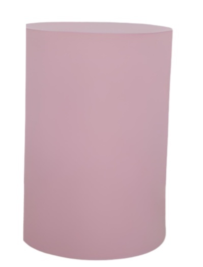 Capa Cilindro M - Liso Rosa Claro - LÊ FESTAS LOCAÇÃO DE 