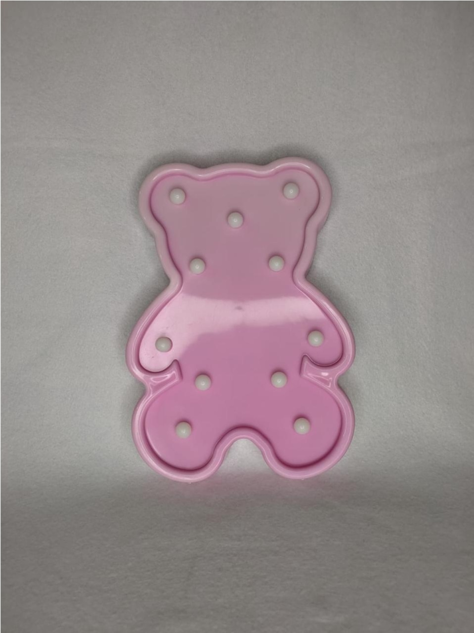 Luminos Led Urso Rosa - LÊ FESTAS LOCAÇÃO DE 