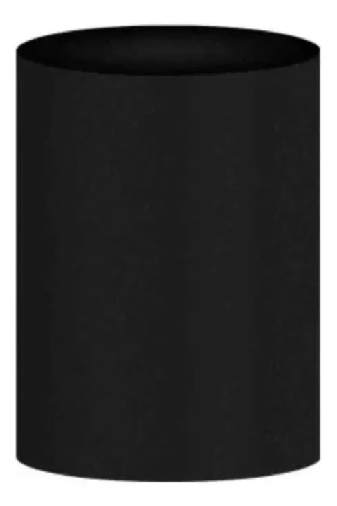 Capa Cilindro P - Liso Preto - LÊ FESTAS LOCAÇÃO DE 