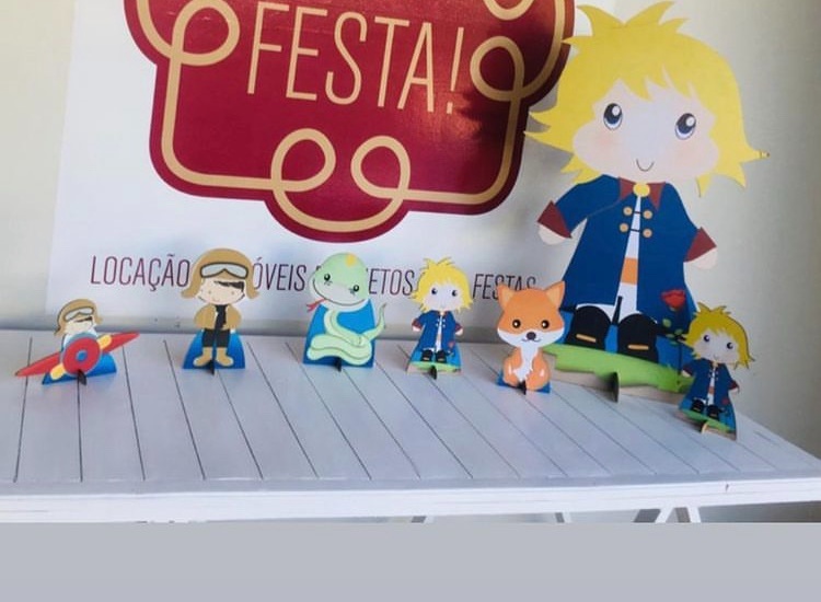 Jg. Totens O Pequeno Principe 7 Pcs - LÊ FESTAS LOCAÇÃO DE 