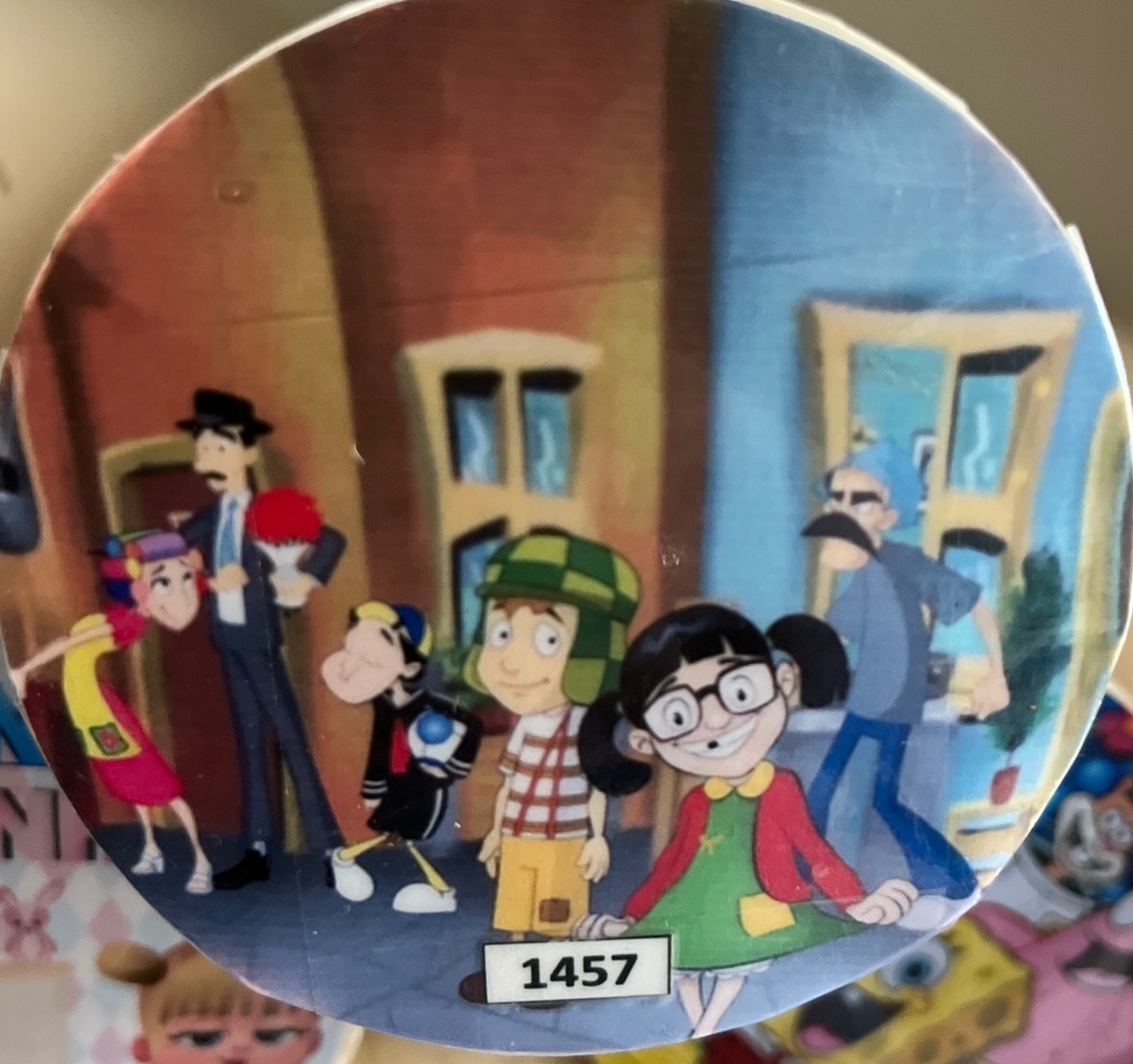 Tecido Painel Redondo 1,5M - Chaves - LÊ FESTAS LOCAÇÃO DE 