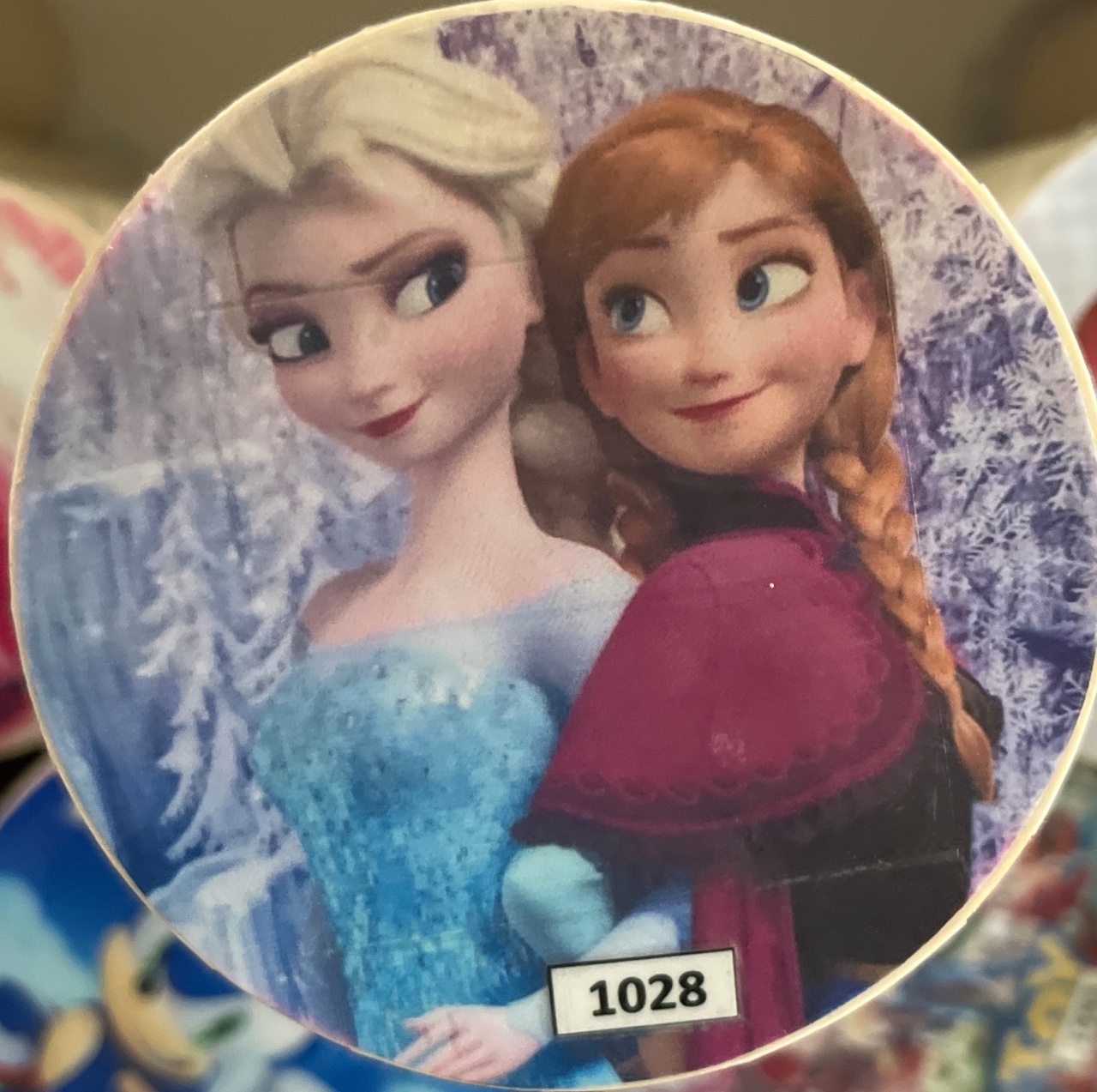 Tecido Painel Redondo 1,5M Frozen - LÊ FESTAS LOCAÇÃO DE 