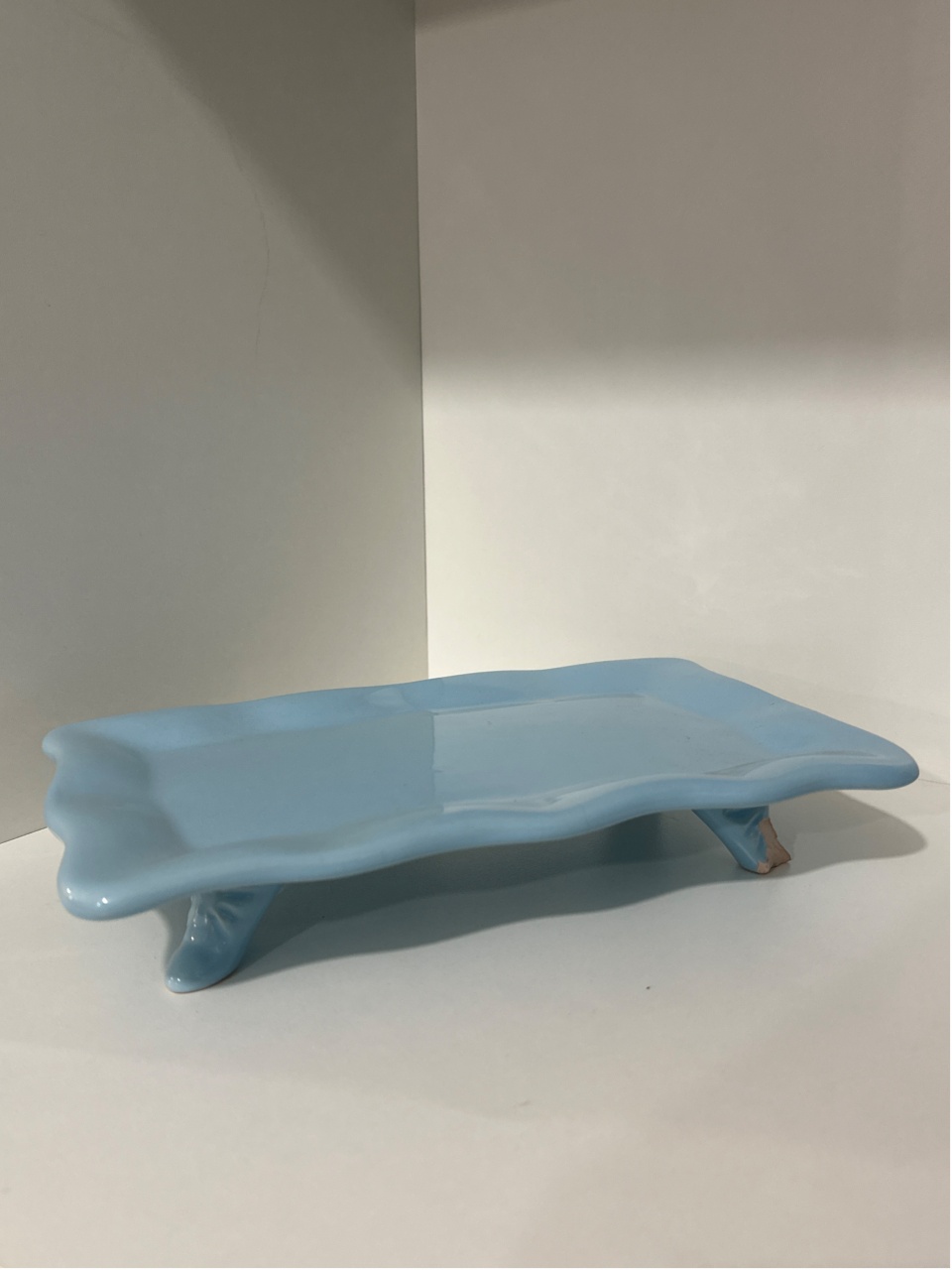Bandeja C/ Pe Retangular Azul Bb 6X27X17 - LÊ FESTAS LOCAÇÃO DE 