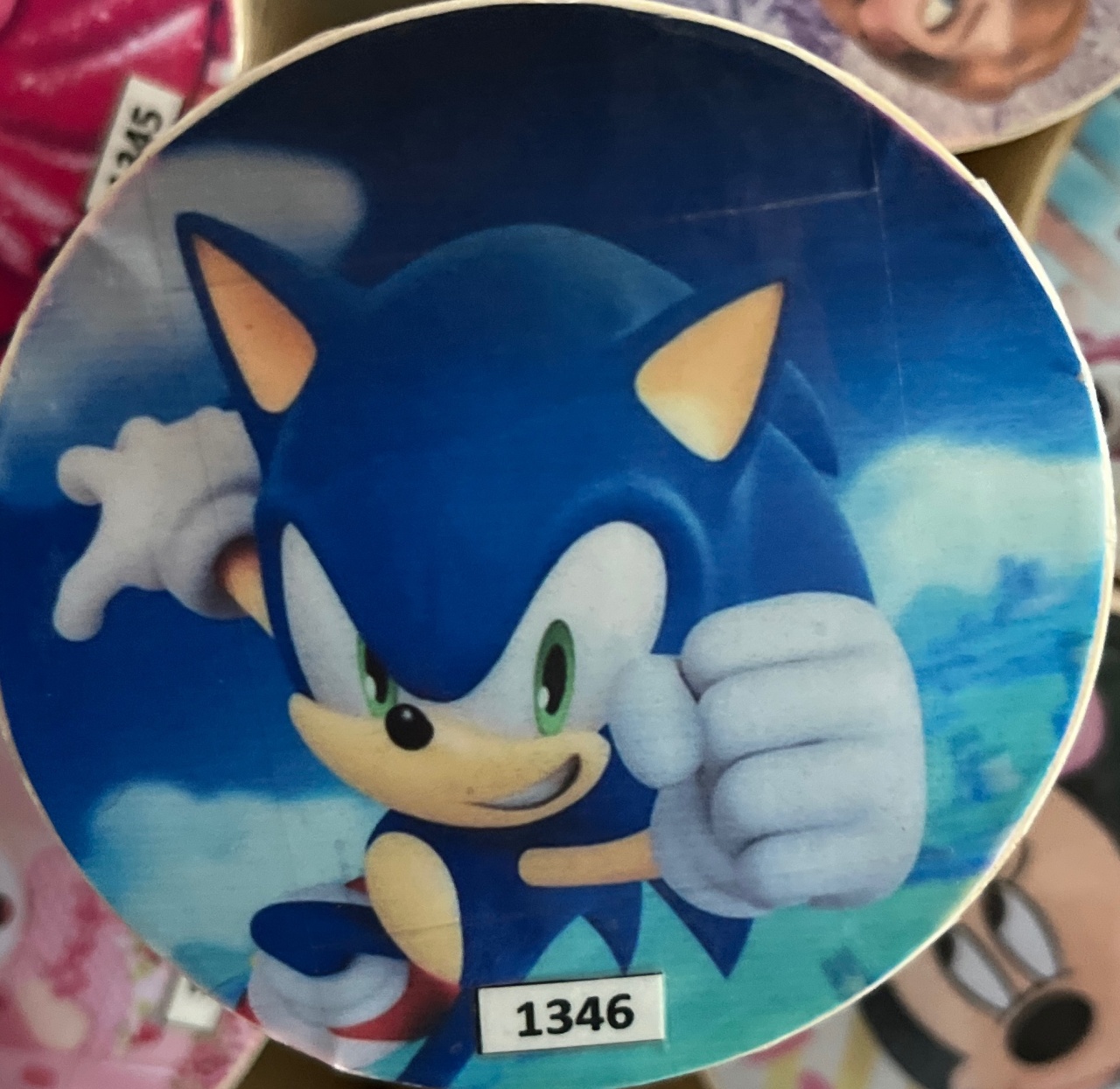 Tecido Painel Redondo 1,5M Sonic - LÊ FESTAS LOCAÇÃO DE 