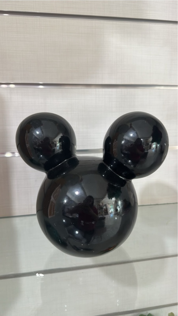 Cabeça Mickey Preto Er0525 - LÊ FESTAS LOCAÇÃO DE 