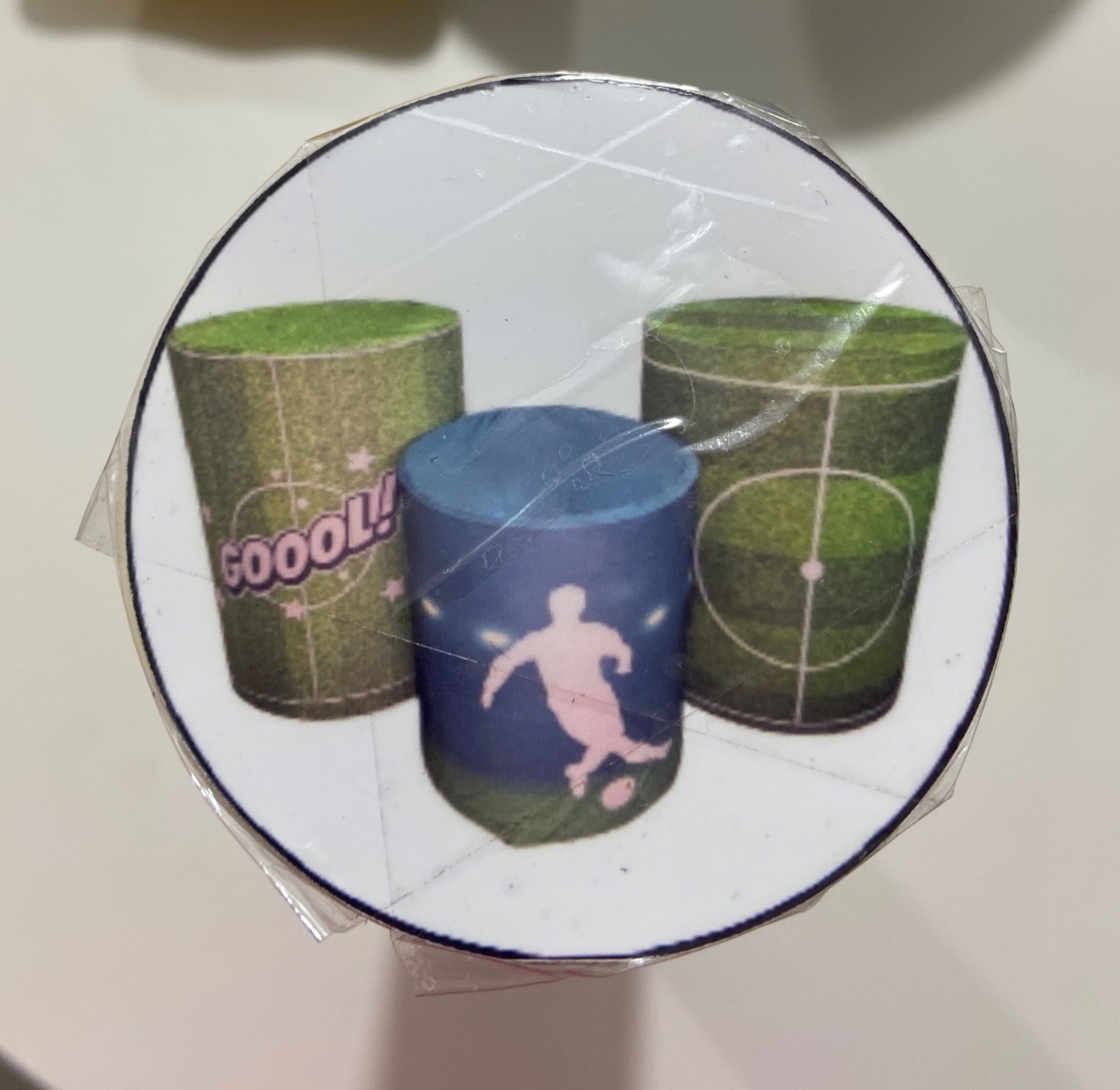 Capa Cilindro M - Futebol Somente Campo - LÊ FESTAS LOCAÇÃO DE 