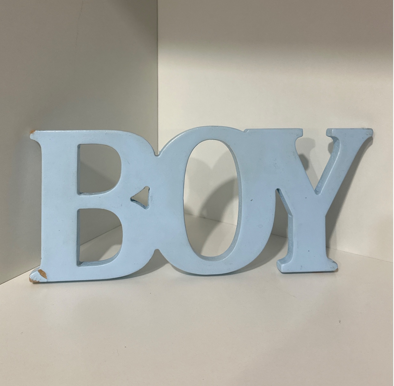 Mdf Palavra Boy-517-Azul - LÊ FESTAS LOCAÇÃO DE 