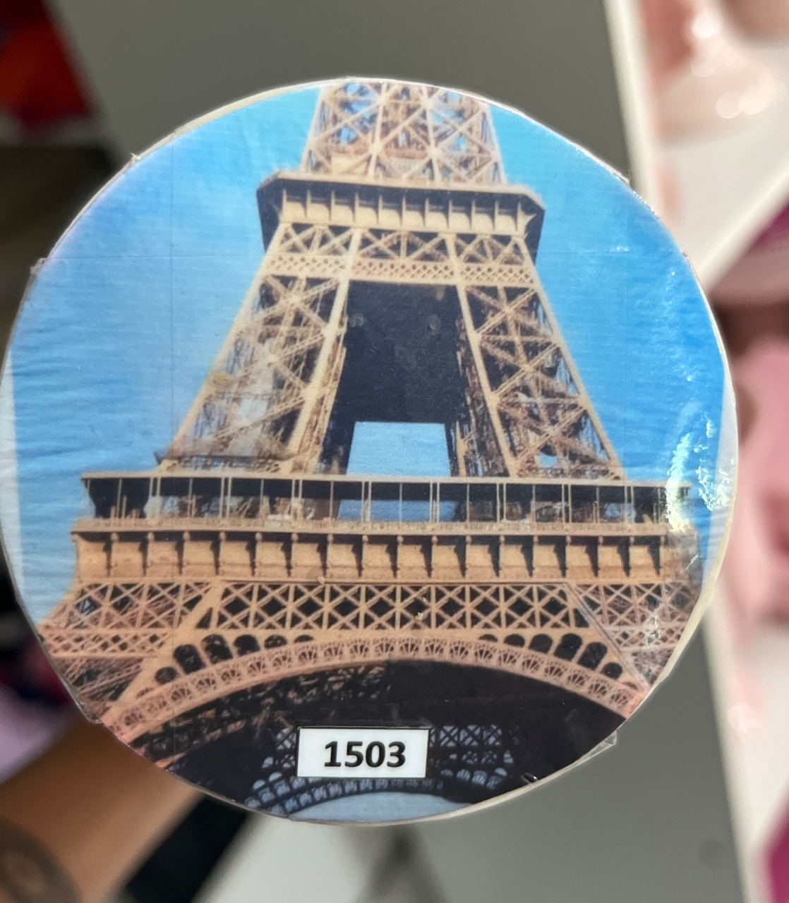 Tecido Painel Redondo 1,5M - Paris - LÊ FESTAS LOCAÇÃO DE 
