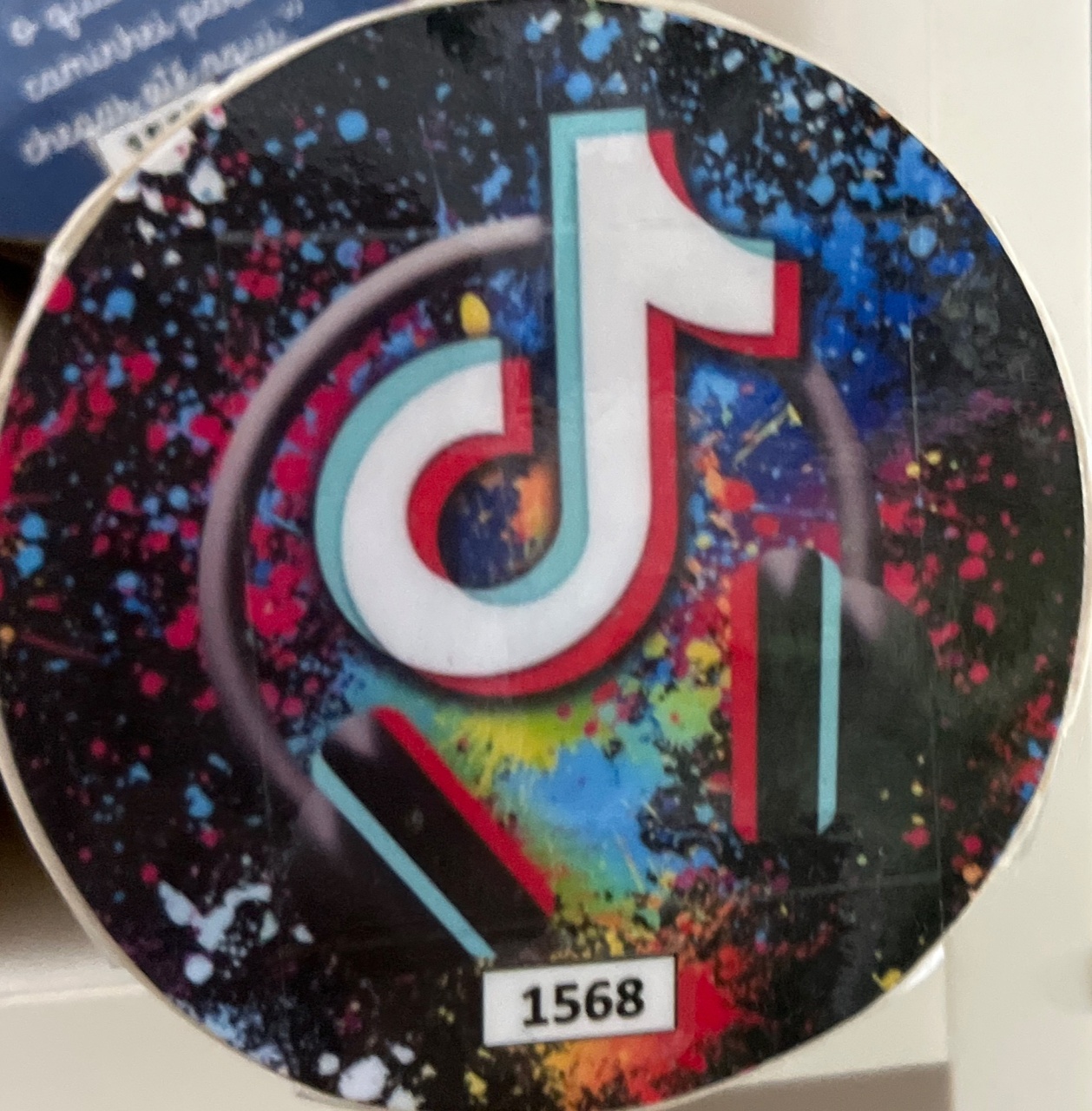 Tecido Painel Redondo 1,5M - Tik Tok - LÊ FESTAS LOCAÇÃO DE 