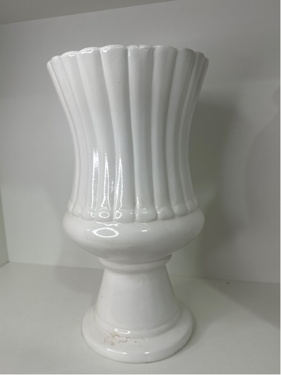 Vaso Floripa I Branco Er4759 - LÊ FESTAS LOCAÇÃO DE 
