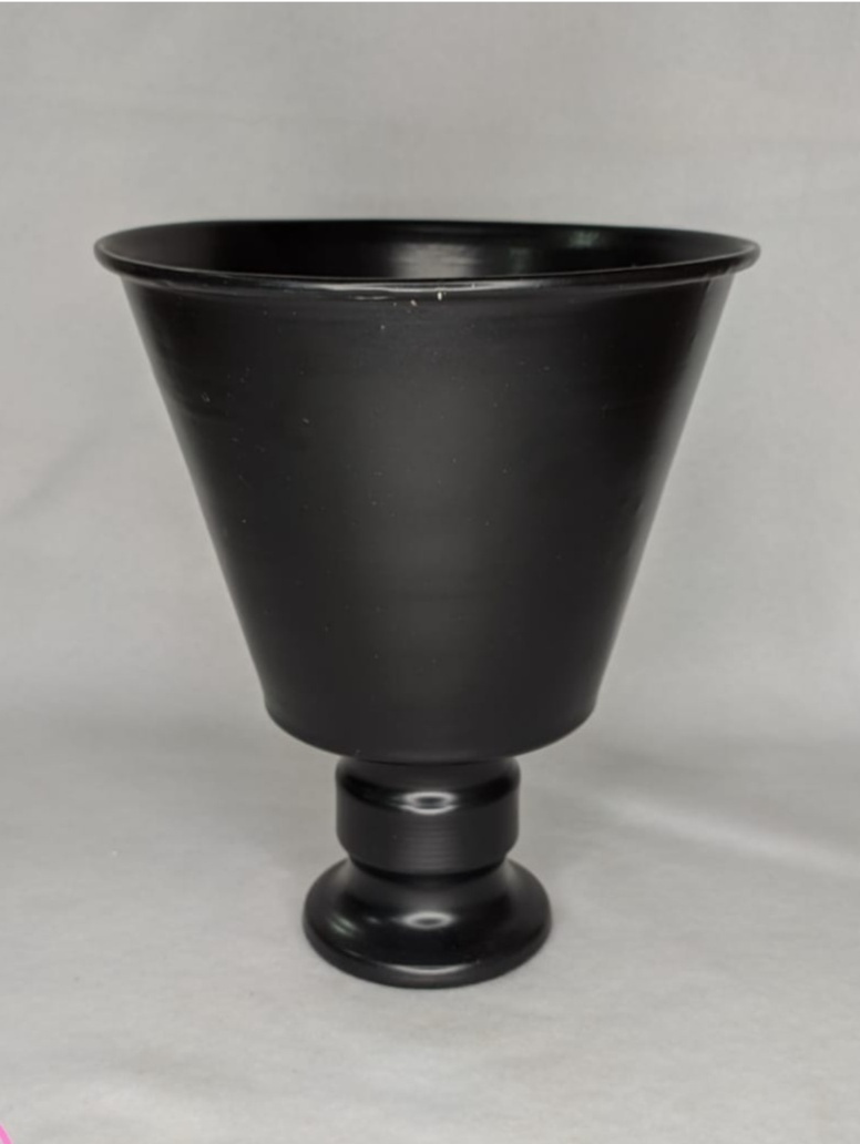Delicat Pote Aluminio Preto M 22Cm - LÊ FESTAS LOCAÇÃO DE 