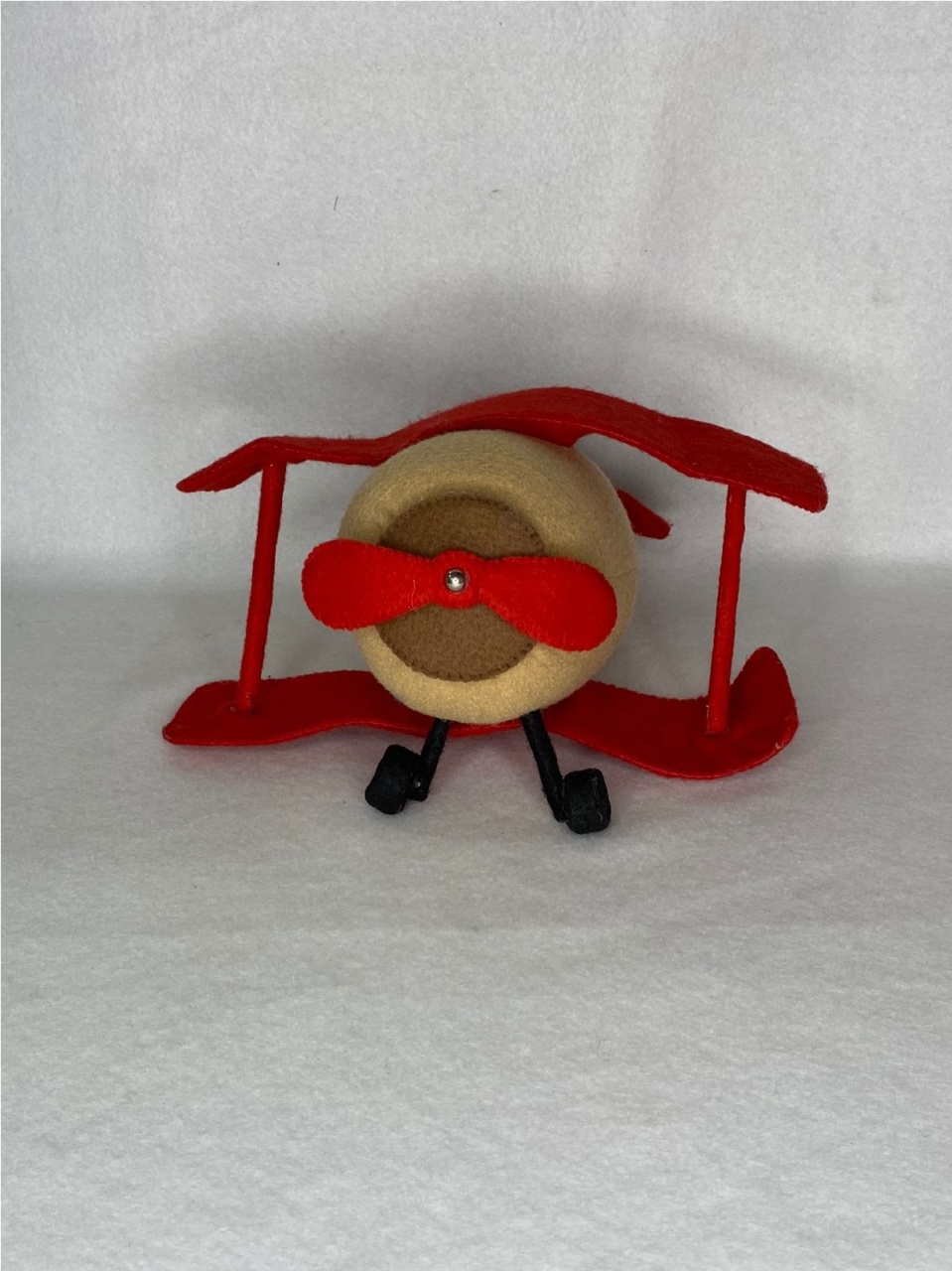 Feltro Avião Vermelho 30Cm - LÊ FESTAS LOCAÇÃO DE 
