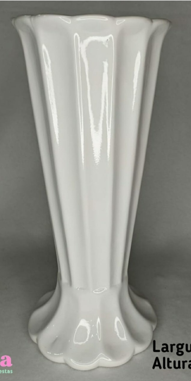 Vaso Power I Branco Er3694 - LÊ FESTAS LOCAÇÃO DE 