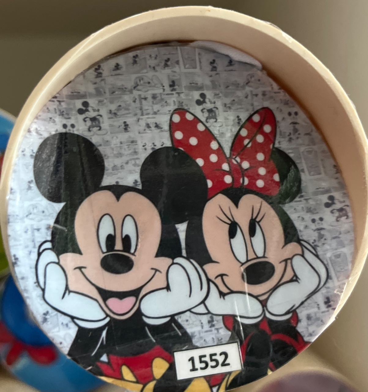 Tecido Painel Redondo 1,5M - Mickey/Minnie - LÊ FESTAS LOCAÇÃO DE 