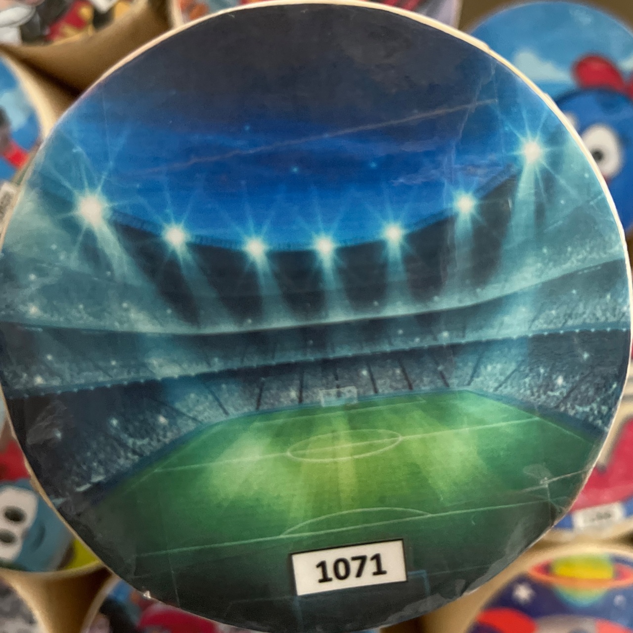 Tecido Painel Redondo 1,5M Futebol Campo - LÊ FESTAS LOCAÇÃO DE 