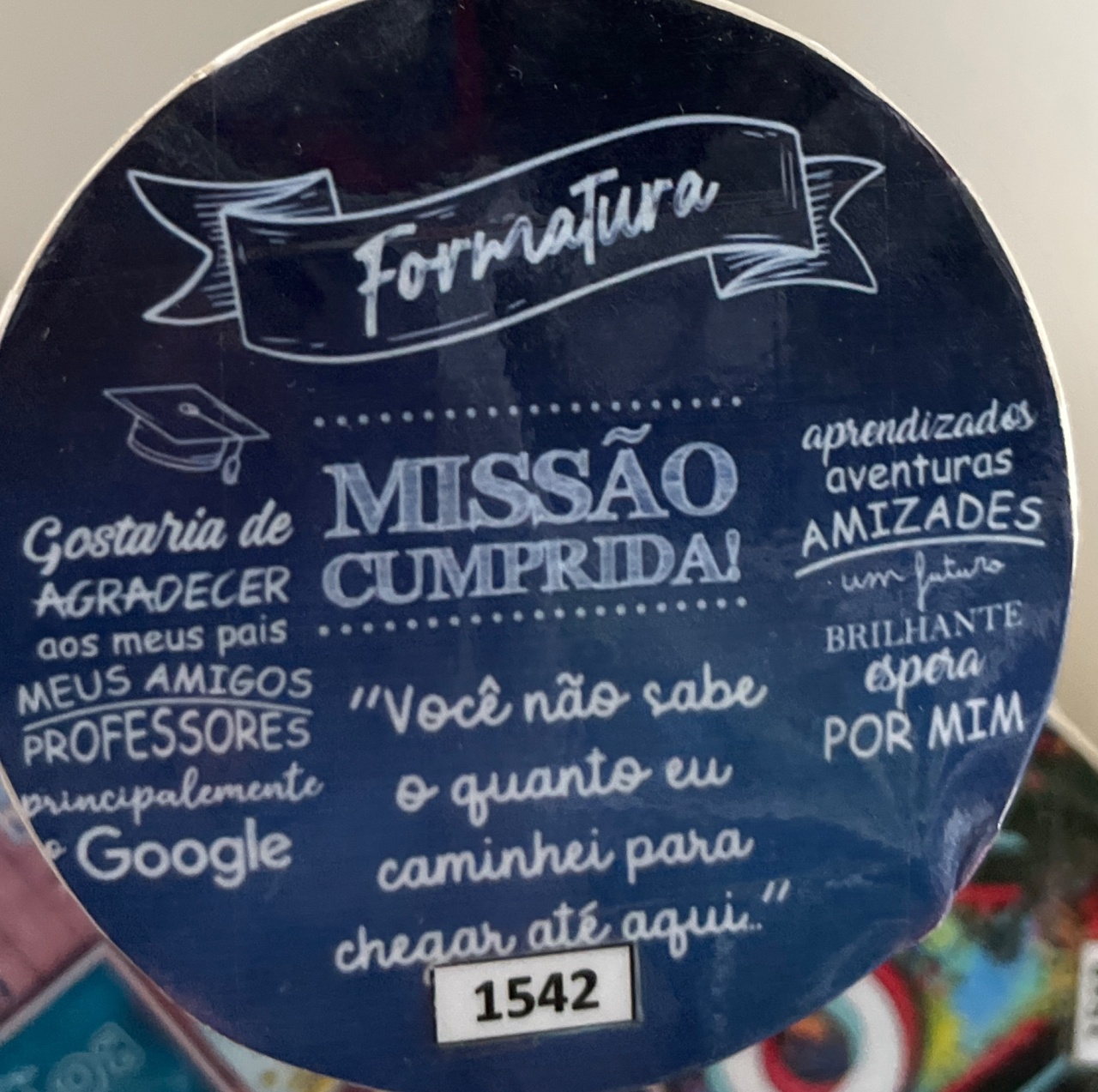 Tecido Painel Redondo 1,5M - Formatura - LÊ FESTAS LOCAÇÃO DE 