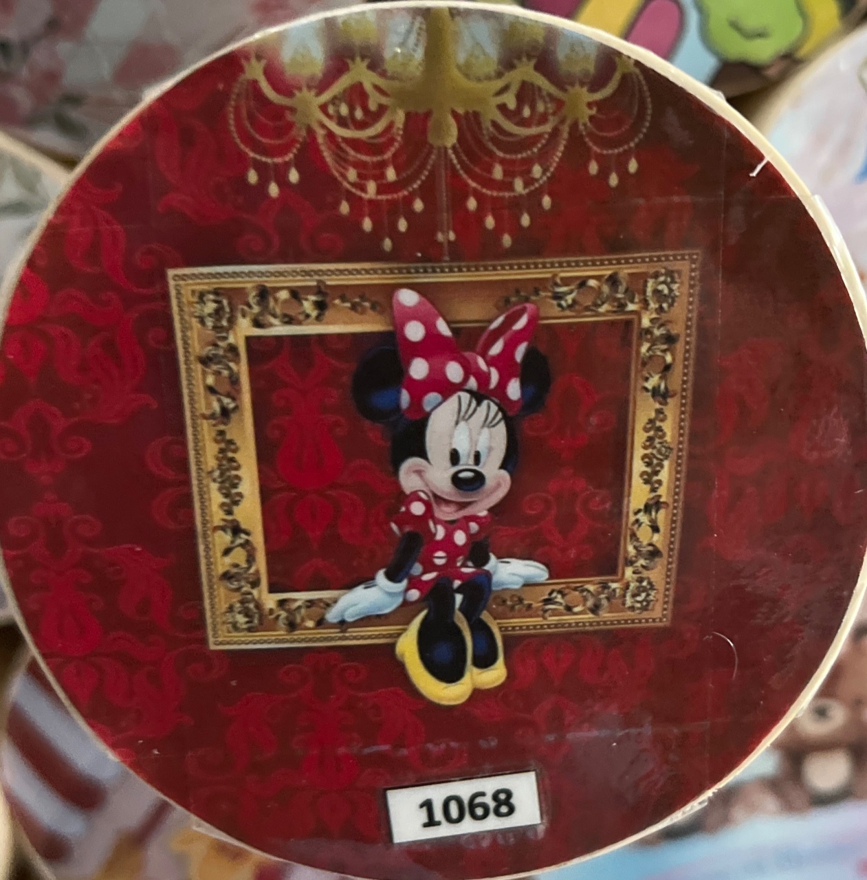 Tecido Painel Redondo 1,5M Minnie - LÊ FESTAS LOCAÇÃO DE 