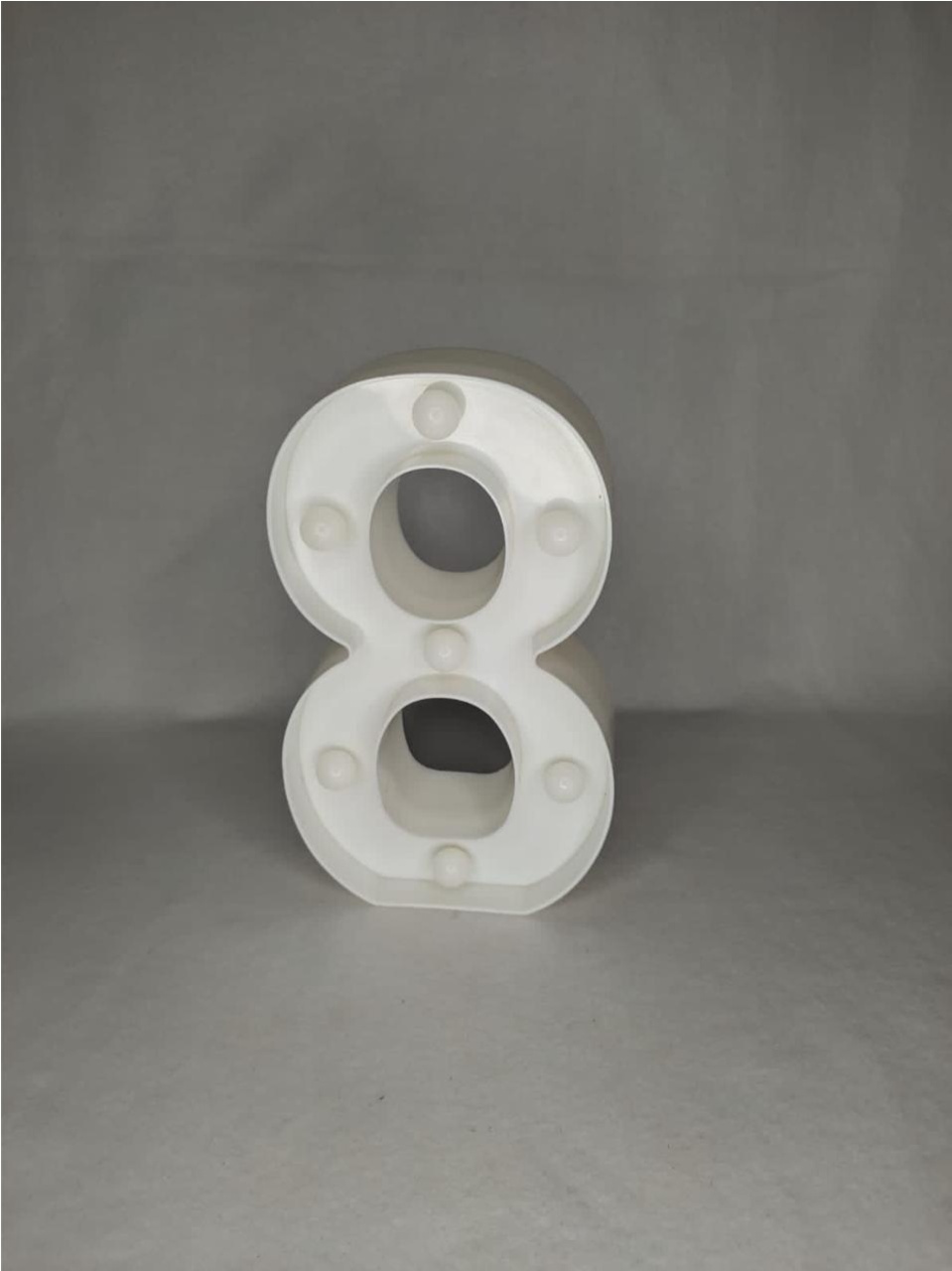 Numero Led 8 22Cm - LÊ FESTAS LOCAÇÃO DE 