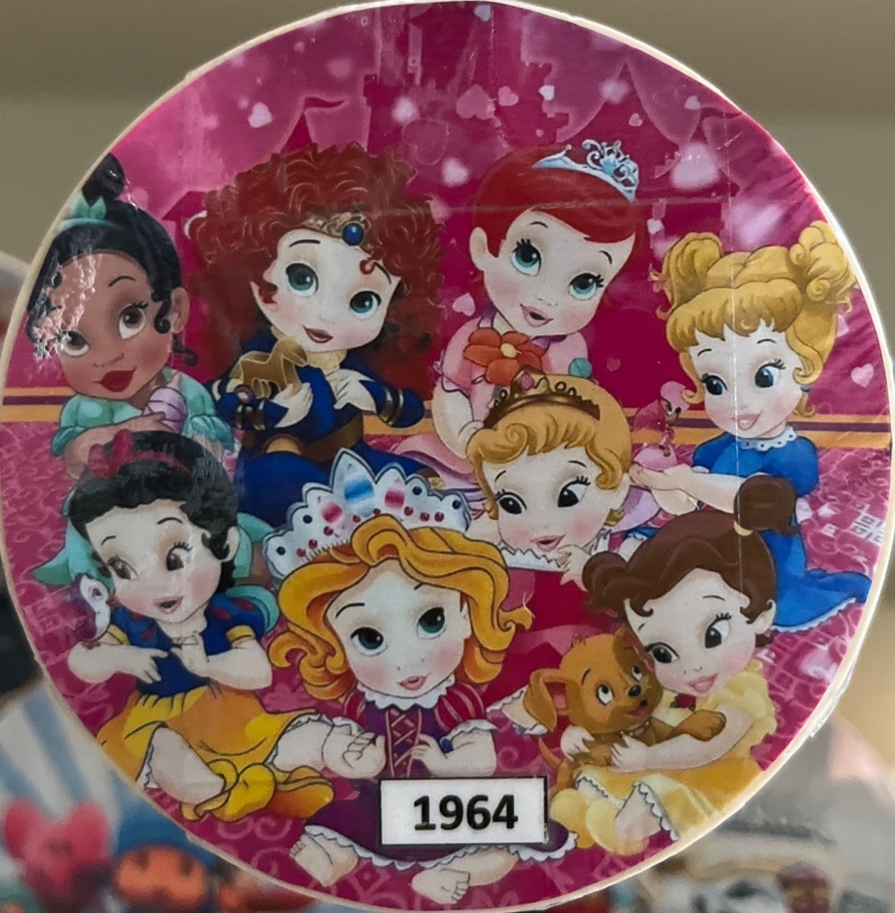 Tecido Painel Redondo 1,5M - Princesas Baby - LÊ FESTAS LOCAÇÃO DE 