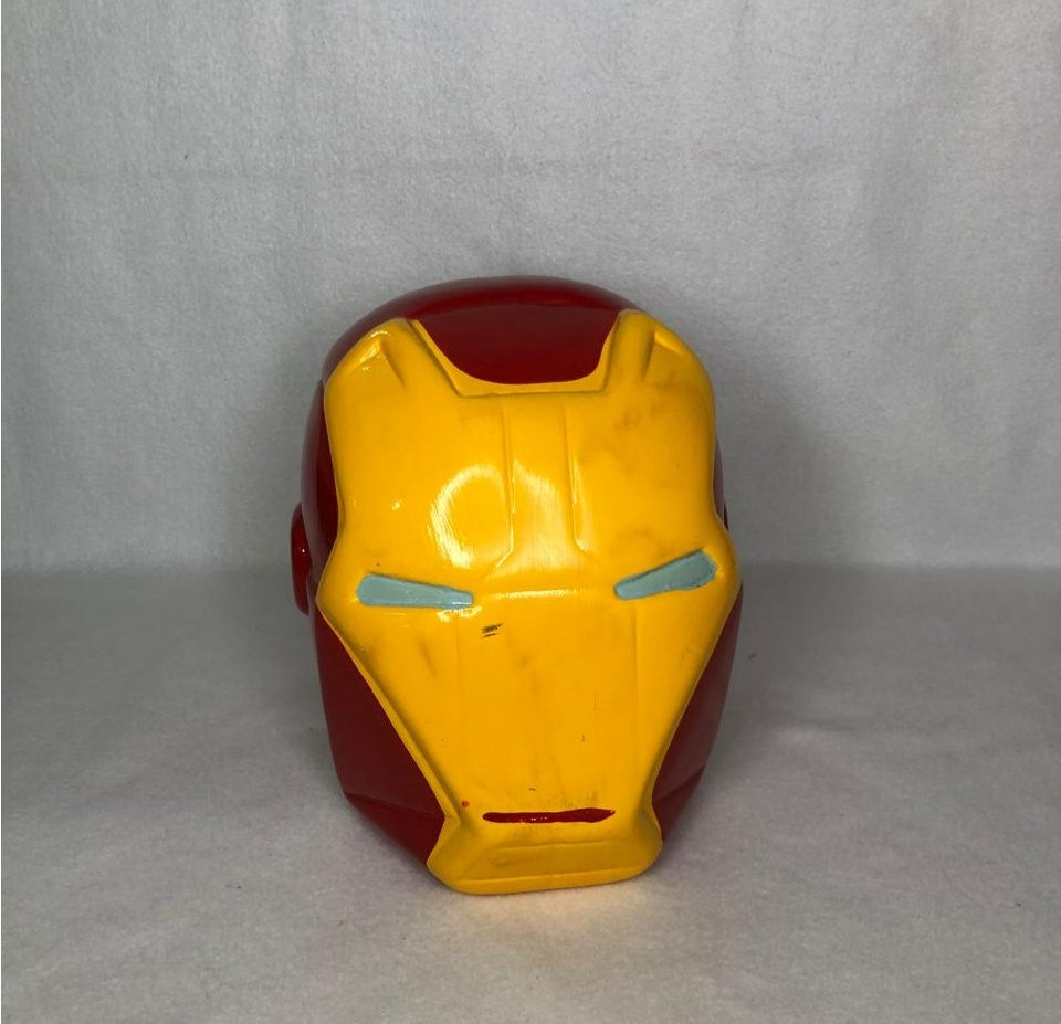 Ceramica Heroi - Cabeca Homem de Ferro 2035 - LÊ FESTAS LOCAÇÃO DE 