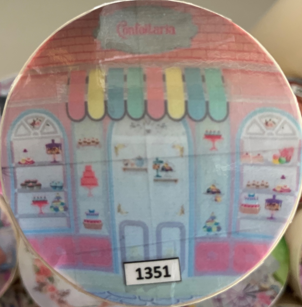 Tecido Painel Redondo 1,5M Confeitaria - LÊ FESTAS LOCAÇÃO DE 