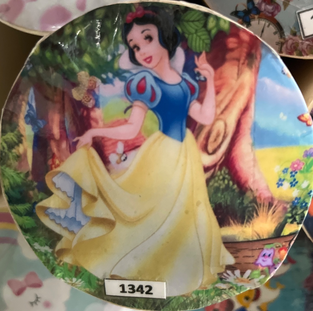 Tecido Painel Redondo 1,5 Branca de Neve - LÊ FESTAS LOCAÇÃO DE 