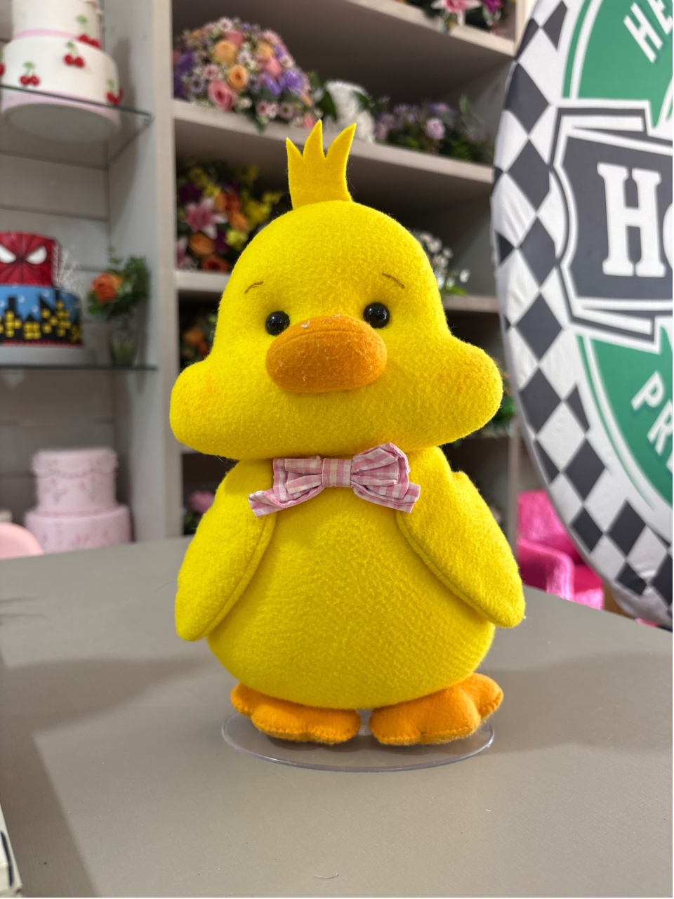 Feltro Fazendinha Patinho 25Cm - LÊ FESTAS LOCAÇÃO DE 