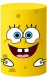 Capa Cilindro M - Bob Esponja - LÊ FESTAS LOCAÇÃO DE 