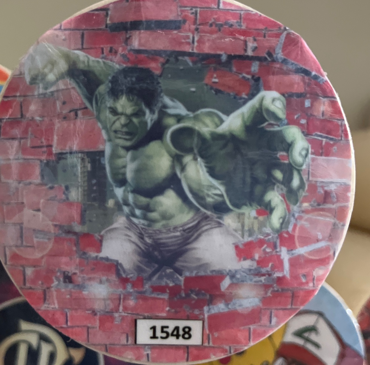 Tecido Painel Redondo 1,5M - Hulk - LÊ FESTAS LOCAÇÃO DE 
